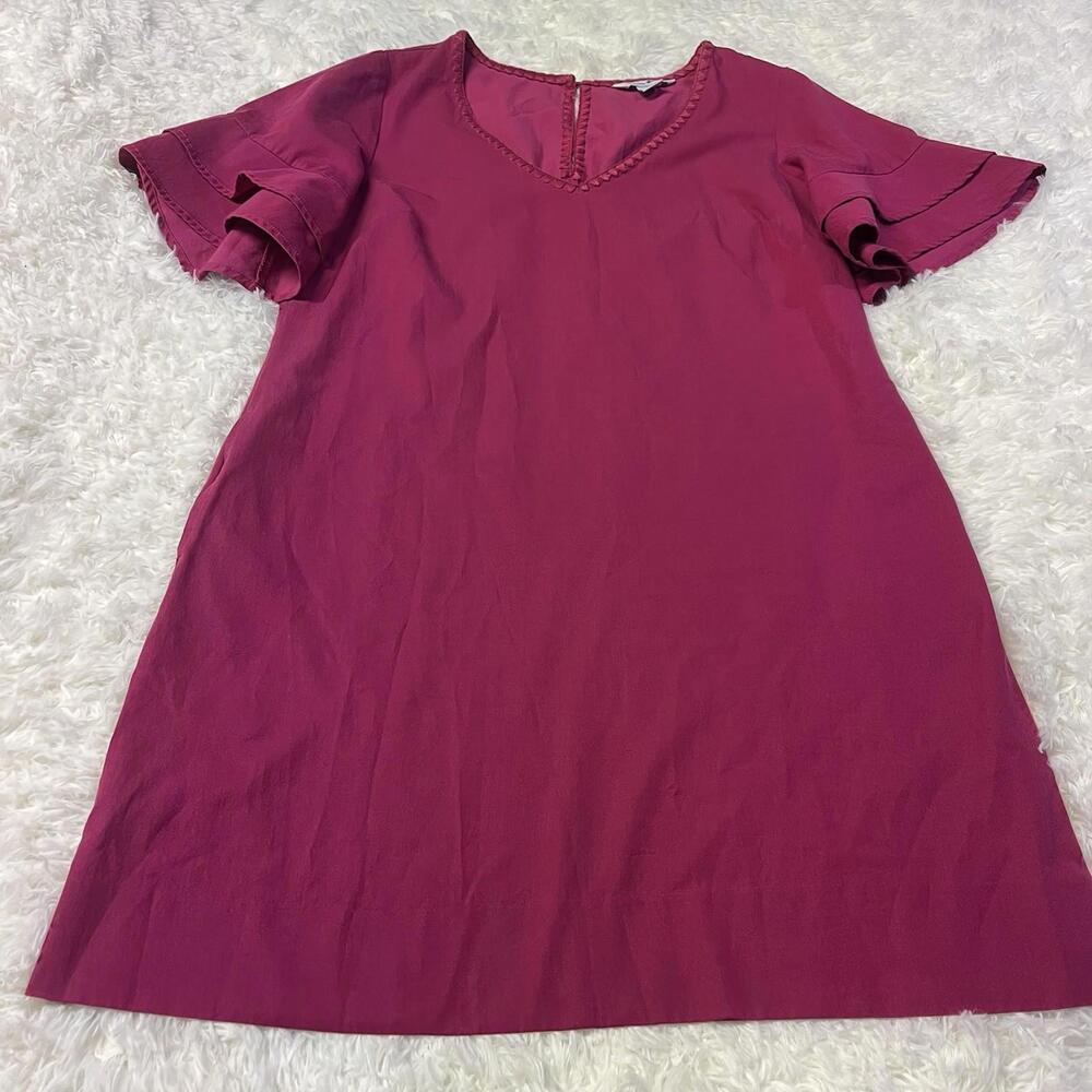 TOMMY BAHAMA WOMENS Dress LANAILETTE FLUTTER  PINK PAPAYA POCKETS Medium